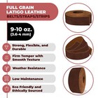 Elw 9-10 Oz  3 6-4mm  Latigo Leather Straps Belt Grade 84  Cowhide Strips