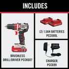 Porter-cable Pcck607lb 20v Max Brushless Cordless Drill Driver  1 2 