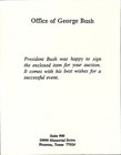 George Bush Hand Signed 8x10 Color Photo    Best Pose Ever   Us President    Jsa