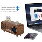 Retro Bluetooth Speaker With Fm Radio   Clock-vintage Portable Bluetooth Speaker