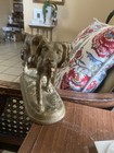 Antique French Bronze Dog Statue