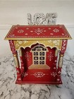 Hindu Religious Temple W  Emboss Painting Of Temple Inside  Homemade Handcrafted