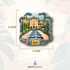 Spain Alhambra Palace Resin Refrigerator Magnet 3d Travel Souvenirs Craft