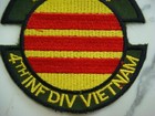 Us 4th Infantry Division Lrrp  Vietnam War Patch
