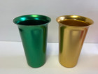 6 Vintage Aluminum Anodized Drink Ware Tumblers - Zephyr   Alpine - Multi Color