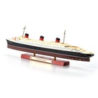 1 1250 Normandie Cruise Ship Boat Alloy Model Cruise Souvenir Static Display