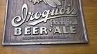 Vintage 1950 s Iroquois Indian Head Beer Ale Sign picture 13 5  X 16 75 