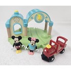 Brio Disney Mickey Mouse Record   Play Train Station  4 Pcs  32270  New no Sound