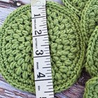 Set Of Five New Crochet Face Scrubbies  Eco-friendly  Makeup Remover Pads