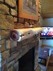 5  Red Cedar Fireplace Mantel  Beam Log Rustic Juniper Handpeeled Log Furniture 