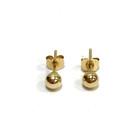  ma3  14k Yellow Gold 0 3 Grams Ball Stud Baby Earrings