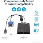 Startech Kvm Console To Usb 2 0 Portable Laptop Crash Cart Adapter