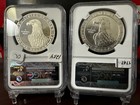 1983 S Olympics Silver 1  Dollar Ngc Ms69   Proof 69 Ultra Cameo 2 Coins 