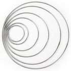 24 Pack Metal Rings Hoops Dream Catcher Macrame Steel Craft Floral Hoop For Cr