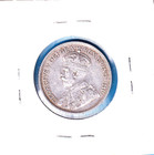 1919c Newfoundland 25 Cents  km-17   1734 Asw Silver      two-year Issue  Scarce
