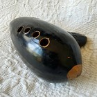 Guido Bondi Clay Ocarina Flute Instrument Pottery Sweet Potato Redware Vintage