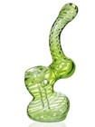 Cool 5  Swirled Bubbler Sherlock Glass Water Pipe Bong Thick Hookah  usa 