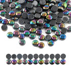Iridescent Glass Mosaic Tiles For Crafts  200g Round Mosaic Glass Pieces diy    