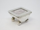 Sterling Silver Victorian Style Postage Stamp Box Holder Vintage Birmingham