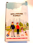 Milliard Dollhouse Family - Mom  Dad  Daughter  Baby  And Dog - Brand New 