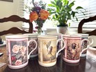 Cicely Barker Vintage  1997  Danbury   Mint Flower Fairies  6 Piece Teacup Set