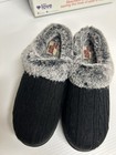Skechers Bobs Women s Keepsakes Ice Angel Slippers Black Wide Size 8 Nib