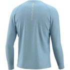 New Huk Performance Fishing Long Sleeve Shirt Men s Large Blue Sun Protection