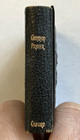 Antique 1905 Miniature Book Of Common Prayer Birmingham Sterling Silver Leather