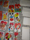 Vintage 1950   s-70   s Valentines Day Lot Of 70  Unused Cards And Envelopes Disney