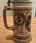 Mettlach 1 2 Liter   2716  Drinkers W saying Stein