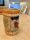 Vintage Half Pint German Style Ceramic Beer Stein mug  Made In Japan  Free Ship