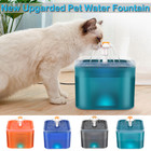 Automatic Pet Dog Cat Water Fountain 2l Led Auto Dish Drinking Dispenser Bowl