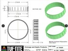 Tuf-tite Riser 24x6 Septic Tank Riser 24-ris-green Free Shipping