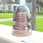 Nice Purple Cd 145 California Beehive Style Glass Insulator