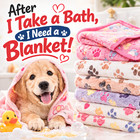 Soft Warm Fleece Lovely Design Pet Blanket For Dog Cat Pet Mat Bed Sofa- 2size