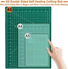 18 X 12 Self-healing Double-sided Cutting Mat For Craft Sewing Hobby New