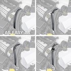 Glowshift 13mm 1 2  Id Water Coolant oil transmission Temp Sender Hose Adapter