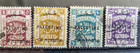 Remarkable Palestine 1922 Choice Used Set Of 16 Stamps S g  71 To 89