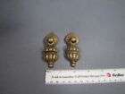 Pair Of Antique Brass Drop Pulls Dresser Hardware Tear Drop