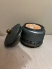 Vintage Powder Box Music Box With Powder Puff And Music Make Believe  show Boat 
