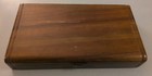 Vintage Wm Rogers 76 Piece Silverware flatware Case Set Lot  Wood Case Free Ship
