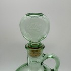 Vintage Old Fitzgerald Bourbon Flagship Decanter 1849 Green Glass Sailing Ship