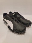 New Men s Us-9 Puma Mostro Perforated Leather Pack Black White 397331-02 Shoes