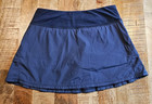 Ivivva By Lululemon Girls Set The Pace Skirt Size 10 Navy Pleated Tennis Skort