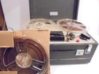 1960 s Seminole Model Tr-70 Portable Reel To Reel Tape Recorder Player   Mic Box