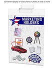 5  X 7  Slatwall Sign Holder Flyer Advertisement Display Ad Frame Clear Acrylic