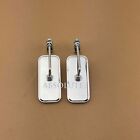 2 Chrome Rectangle Bicycle Mirror Lowrider Chopper Cruiser Vintage Schwinn Bike 