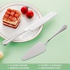 Cake Serving Set Stainless Steel Pie Pastry Server Knife For Birthday Wedding