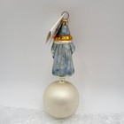 Christopher Radko Snowy   Bright Christmas Ornament Rare 