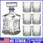 Whiskey Decanter Set liquor Decanter Set With 6 Glasses decanter Set For Men